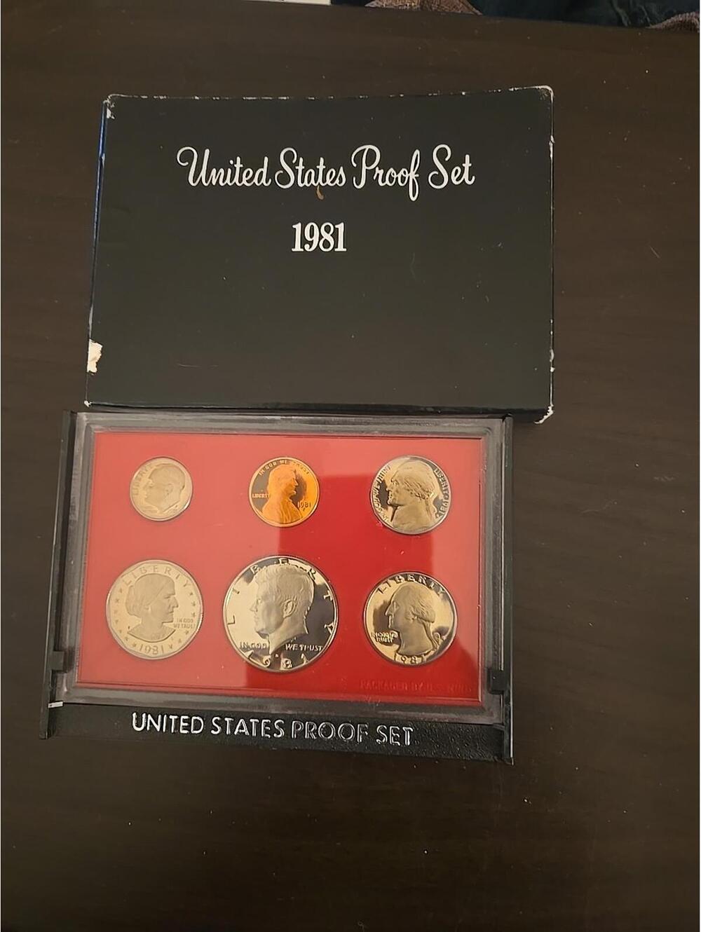 1981 Clad Proof Set U.S. Mint Government Packaging OGP